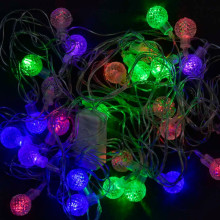 Гірлянда світлодіодна Кульки С 31299 (100) 28 лампочок, 5 метрів, мультиколор 