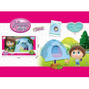 Кукла BLD 299 (24/2) питомец, палатка, в коробке 