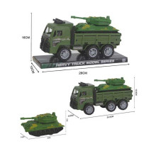 Військова техніка 102 (96/2) вантажівка і танк, вантажівка з інерцією, в слюді 