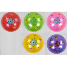 М`яч гумовий C 57113 (500) 5 кольорів, діаметр 17 см, вага 70 грамів 