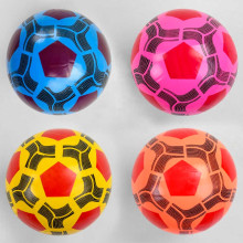 Мяч резиновый C 44645 (500) 4 цвета, диаметр 17, вес 60 грамм 