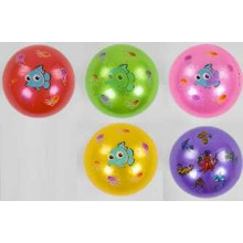 М`яч гумовий C 57112 (500) 5 кольорів, діаметр 17 см, вага 70 грамів 