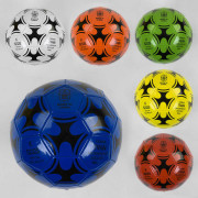 Мяч Футбольный С 40068 (100) 6 цветов, размер №5, материал PVC, 280 грамм, резиновый баллон 