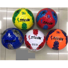 М`яч футбольний C 55977 (60) 5 видів, м`який PVC, гумовий балон, розмір №5 