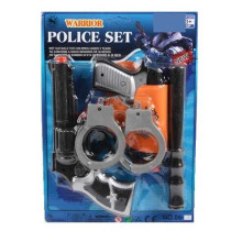 Поліцейський набір 09-3 (120/2) 2 види зброї, патрони на присосках, аксесуари, на листі 