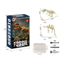 Розкопки 222-5 (96) 2 скелети динозаврів, набір інструментів, в коробці 