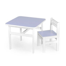 гр Стіл + стільчик дитячий, колір - фіолетовий (лаванда) DS-SP03 (1) 
