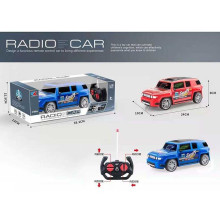 Машина на радіокеруванні 555-3 А (96/2) 2 кольори, пульт 27 MHz, звук, світло, масштаб 1:16, у коробці 
