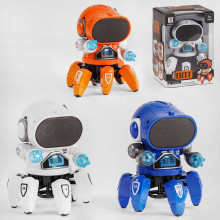 Робот ZR 142-1 (60/2) 3 кольори, музика, підсвічування, танцює, в коробці 