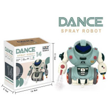 Робот 6678-14 (72/2) свет, звук, пар, стреляет патроном на присоске, танцует, в коробке 