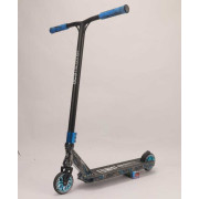 Самокат трюковый Best Scooter BS-77566 (4) HIC-система, ПЕГИ, алюминиевый диск и дека с ПРИНТОМ, колёса PU, d=110мм, ширина руля - 60 см, в коробке 