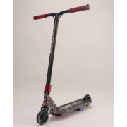 Самокат трюковый Best Scooter BS-77488 (4) HIC-система, ПЕГИ, алюминиевый диск и дека с ПРИНТОМ, колёса PU, d=110мм, ширина руля - 60 см, в коробке 