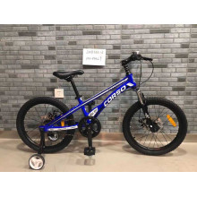 Детский магниевый велосипед 20`` CORSO «Speedline» MG-39427 (1) магниевая рама, дисковые тормоза, дополнительные колеса, собран на 75 