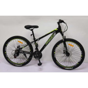 Велосипед Спортивний Corso «PRIMO» 26`` дюймів RM-26115 (1) рама алюмінієва 13``, обладнання SAIGUAN 21 швидкість, зібран на 75 